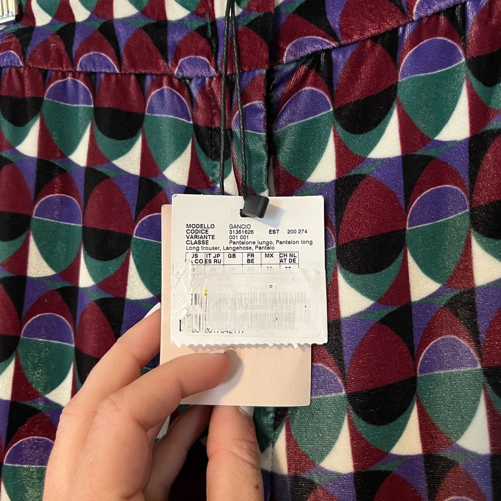 MARELLA Multicolor Geometric Trousers - Picture 5 of 11
